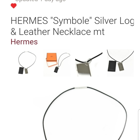 Hermes Symbole pendant and necklace - Picture 6 of 8